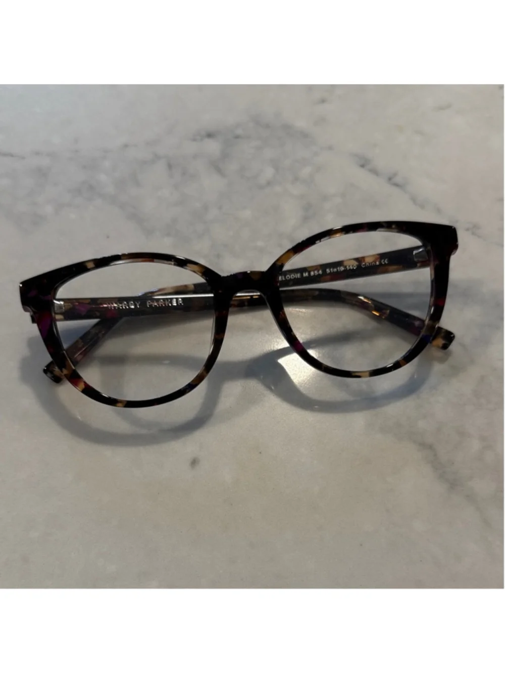 Warby Parker Elodie Tortoise Frame Glasses Medium